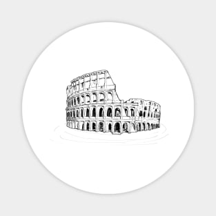 Hand drawn Colosseum Magnet